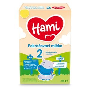 HAMI 2 Pokračovací kojenecké mléko od 6 do 12 měsíců 600 g
