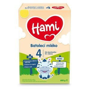 HAMI 4 Batolecí mléko od ukončeného 24. měsíce 600 g