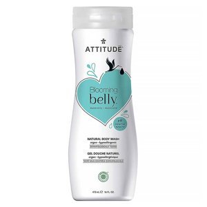 ATTITUDE Blooming Belly přírodní tělové mýdlo nejen pro těhotné s arganem 473 ml, poškozený obal