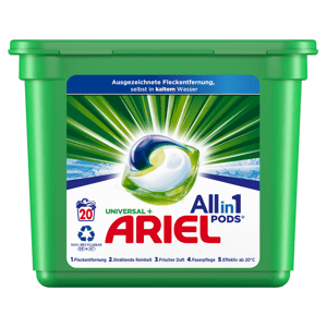 ARIEL All in1 Pods Universal Kapsle na praní 20 PD