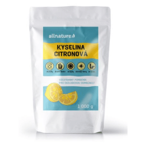 ALLNATURE Kyselina citronová 1000 g, poškozený obal