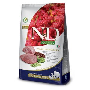 N&D Quinoa  Weight Management Lamb & Broccoli pro psy 2,5 kg