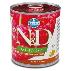 N&D Quinoa Adult Venison & Coconut pro psy 285 g