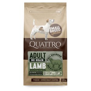 QUATTRO Dry SB Adult Jehně granule pro psy 1,5 kg
