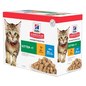 HILL'S Science Plan Feline kapsičky pro koťata 12 x 85 g