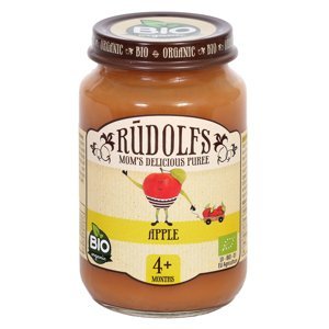 RUDOLFS Bio příkrm jablko 4m+ 190 g