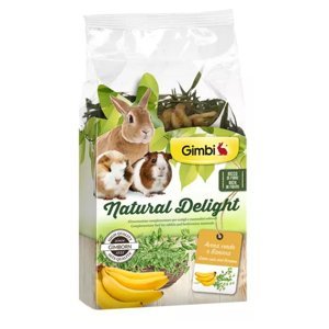 GIMBI Delight oves banán pro králíky a hlodavce 100 g