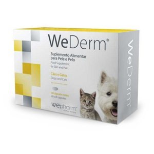 WEPHARM WeDerm pro zdravou srst a kůži u koček a psů 60 cps