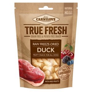 CARNILOVE True Fresh Freeze-Dried snack Duck pro psy 40 g