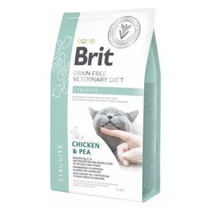 BRIT Veterinary diet grain free struvite granule pro kočky, Hmotnost balení: 2 kg