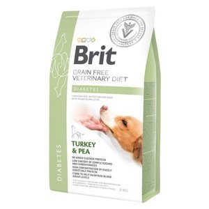 BRIT Veterinary diet grain free diabetes granule pro psy, Hmotnost balení: 2 kg