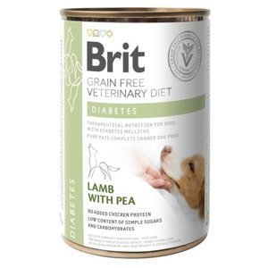 BRIT Veterinary diet grain free diabetes pro psy 400 g