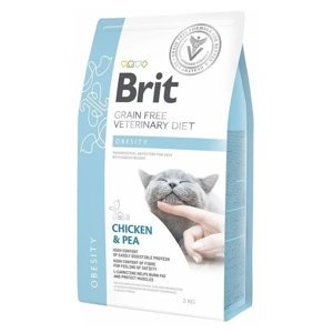BRIT Veterinary diet grain free obesity pro kočky 2 kg