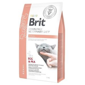 BRIT Veterinary diet grain free renal pro kočky 2 kg