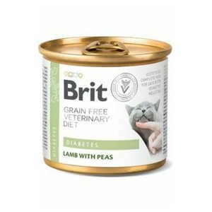 BRIT Veterinary diet grain free diabetes konzerva pro kočky 200 g