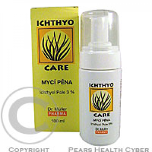 ICHTHYO Care mycí pěna 3% Pale 100 ml