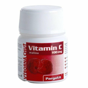 PargaVit Vitamin C malina tbl. 90