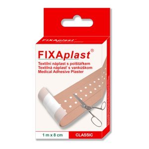 Náplast Fixaplast Classic 1mx8 cm text. s polštářkem