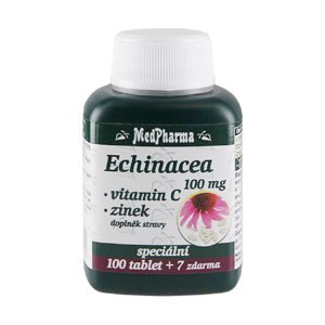 MEDPHARMA Echinacea 100 mg + vitamín C + zinek 107 tablet