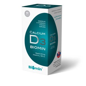 BIOMIN Calcium s vitaminem D cps. 60