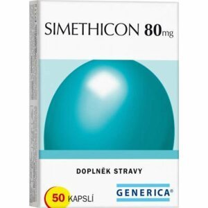 GENERICA Simethicon 80 mg 50 kapslí