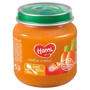 HAMI První lžička Jablíčko s mrkví od 4.měsíce 125 g