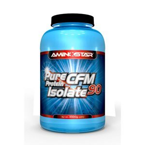 AMINOSTAR Pure CFM whey protein isolate 90% příchuť jahoda 1000 g