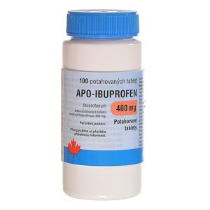 APO-IBUPROFEN 400 mg 100 potahovaných tablet