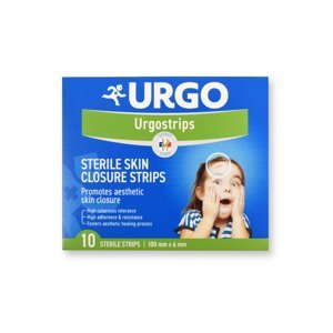 URGO Strips Fixační náplasťové stehy 100 x 6 mm 10 ks
